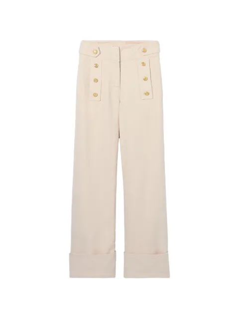 Claudie Pierlot Leichte Jeans mit weitem Bein
