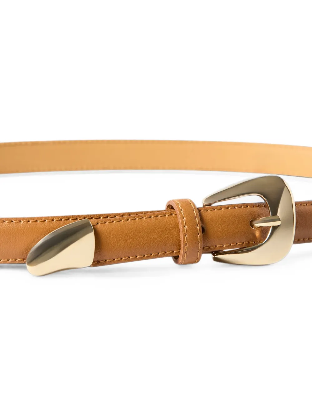 Claudie Pierlot Leren gespriem Beige