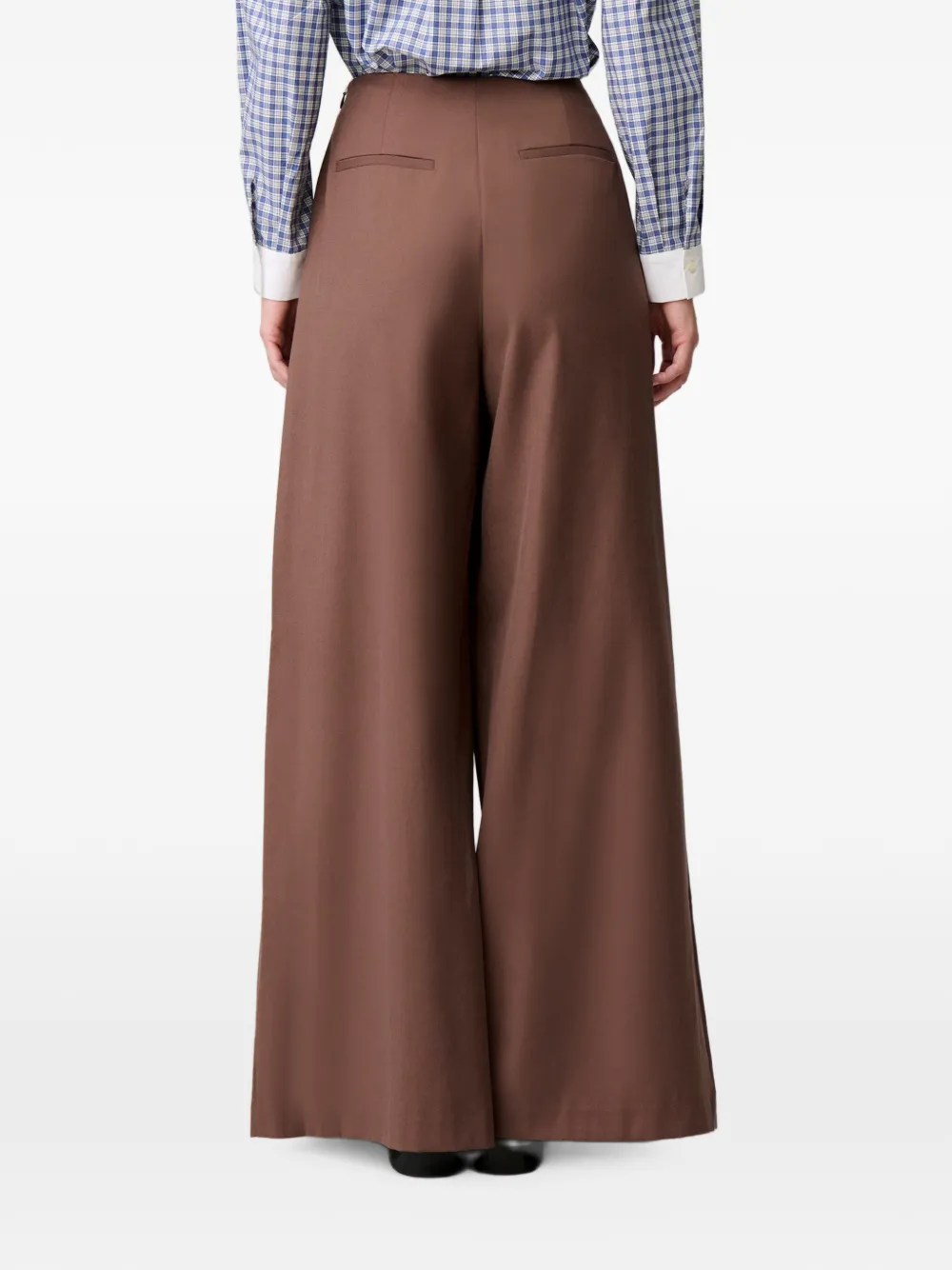 Claudie Pierlot Broek met wijde pijpen Bruin