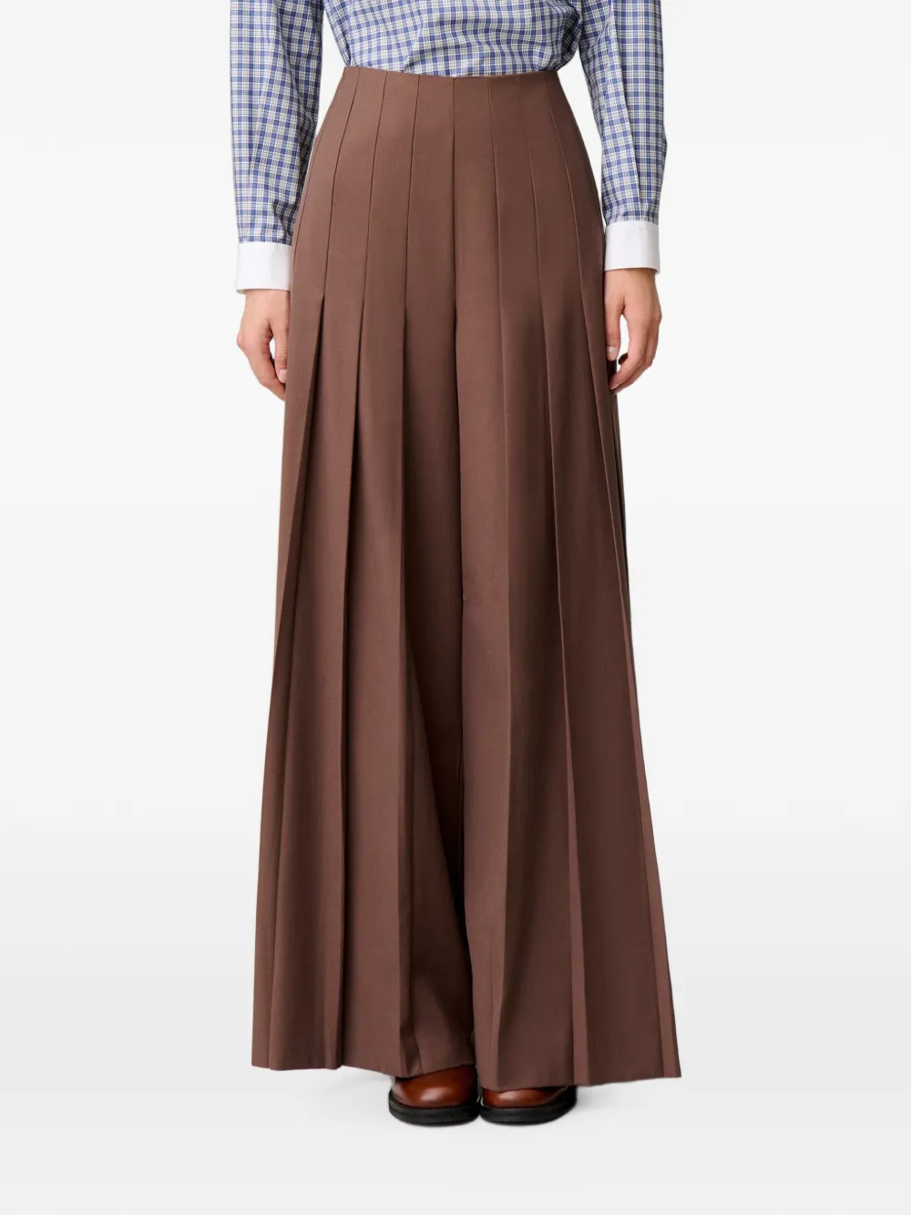 Claudie Pierlot Broek met wijde pijpen Bruin