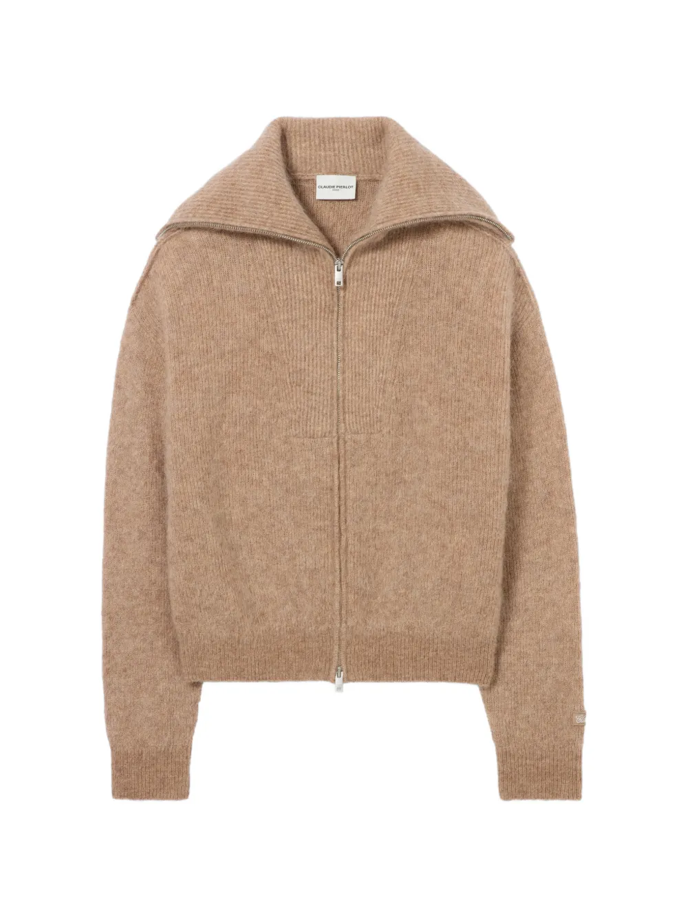 Claudie Pierlot brushed-effect knit cardigan - Toni neutri