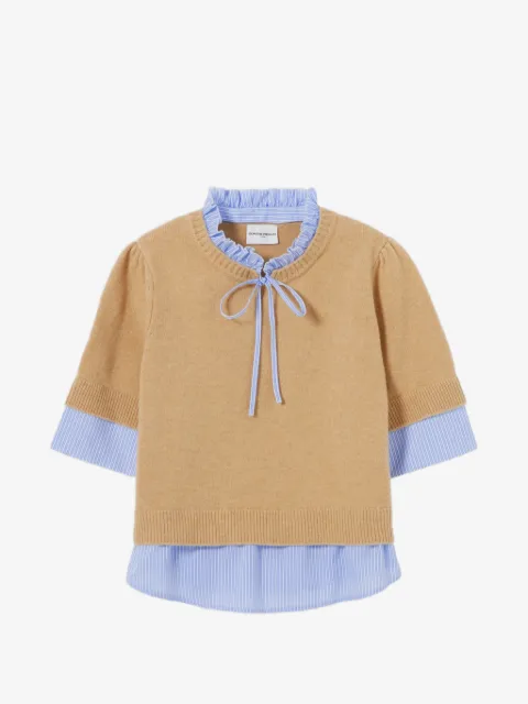 Claudie Pierlot striped wool jumper