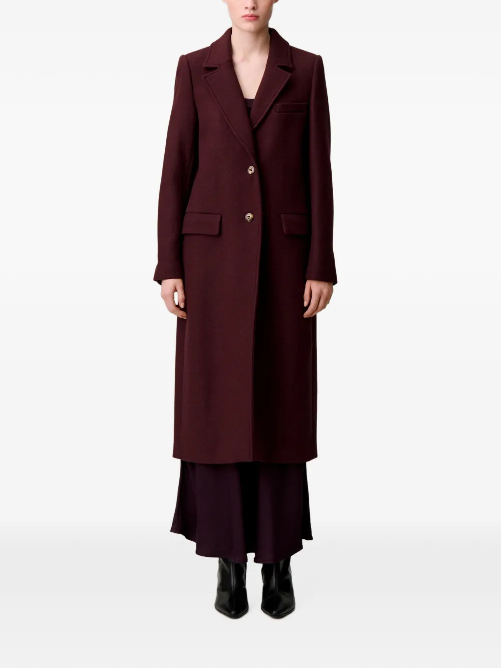 Claudie Pierlot Jas van wolblend Rood