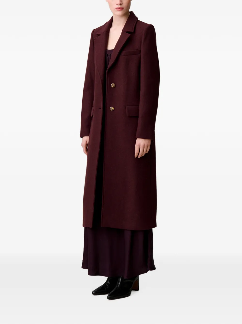 Claudie Pierlot Jas van wolblend Rood
