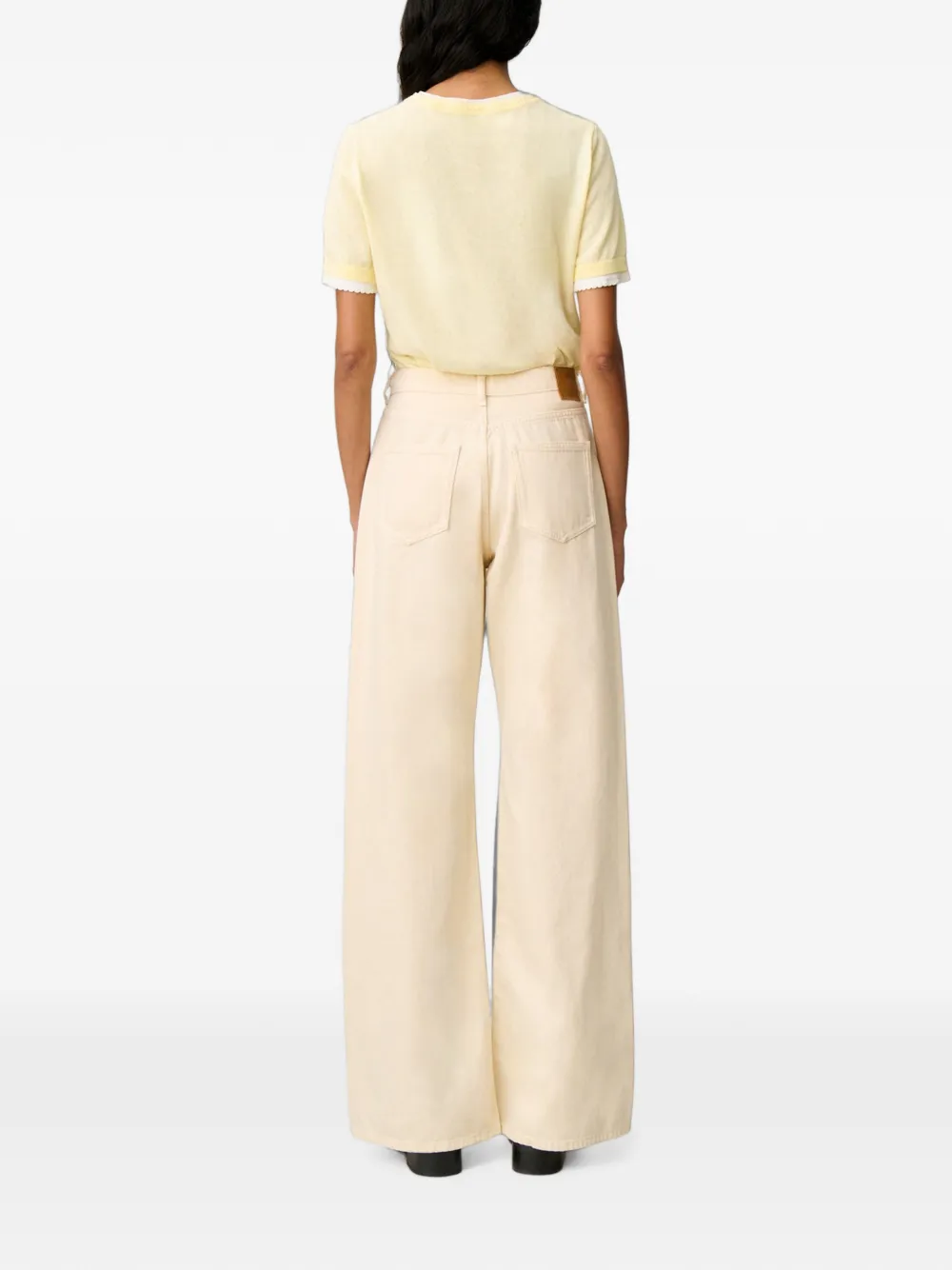 Claudie Pierlot Flared jeans Beige