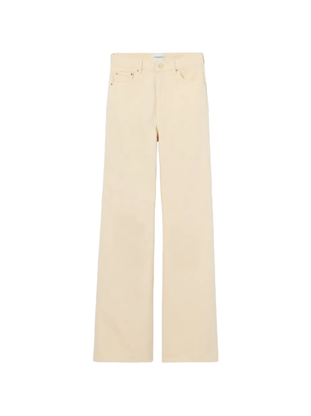 Claudie Pierlot high-waisted flared denim jeans - Toni neutri