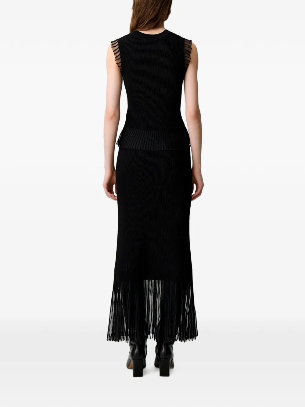 Claudie Pierlot Top met hoge hals Zwart