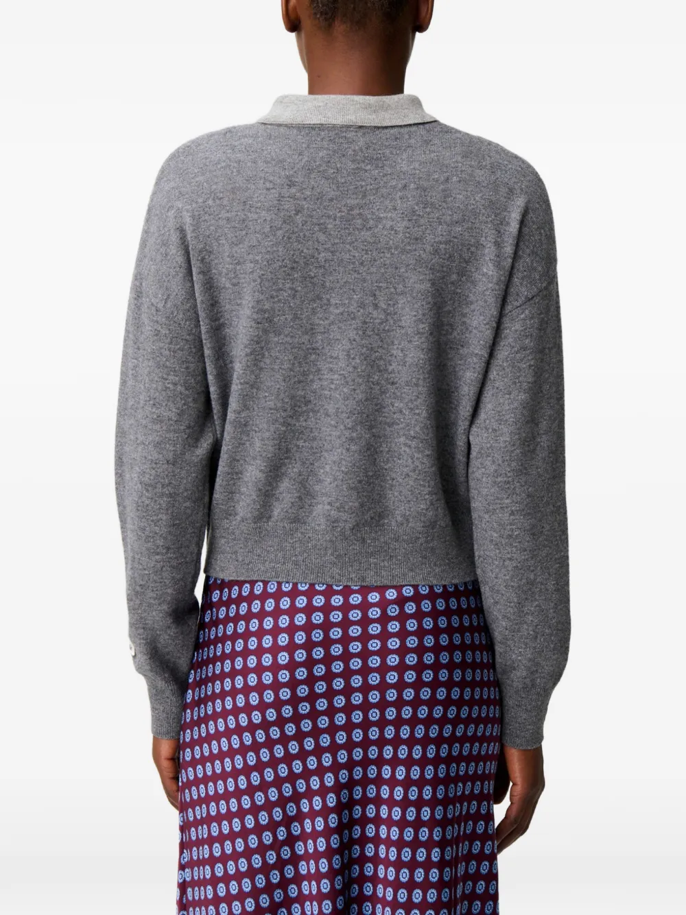 Claudie Pierlot Sweater met V-hals Grijs