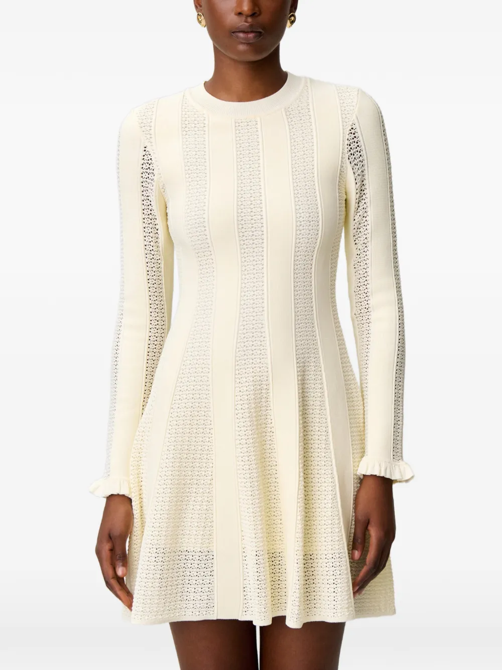 Claudie Pierlot Gebreide jurk Beige