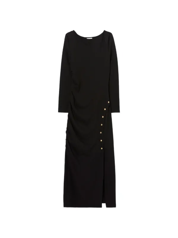 black fitted jersey dress Claudie Pierlot Long | Autumn Collection