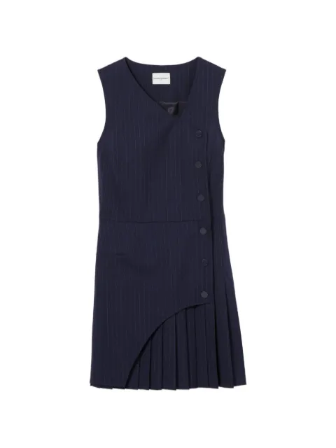 Claudie Pierlot pinstripe-pattern sleeveless dress
