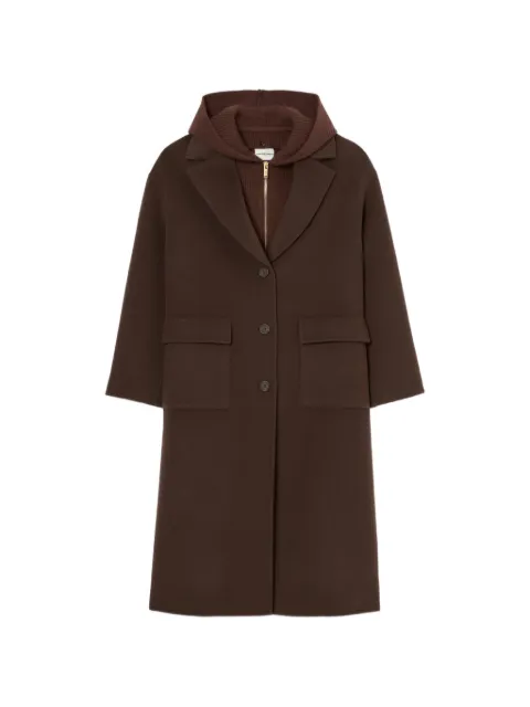 Claudie Pierlot long tailored collar wool coat