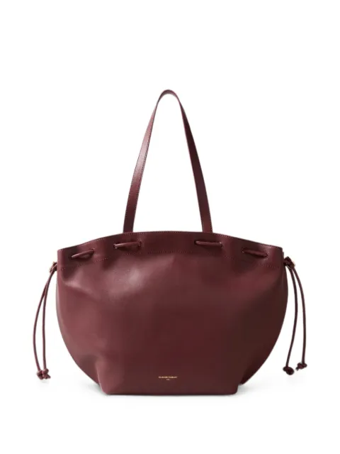 Claudie Pierlot drawstring leather tote bag