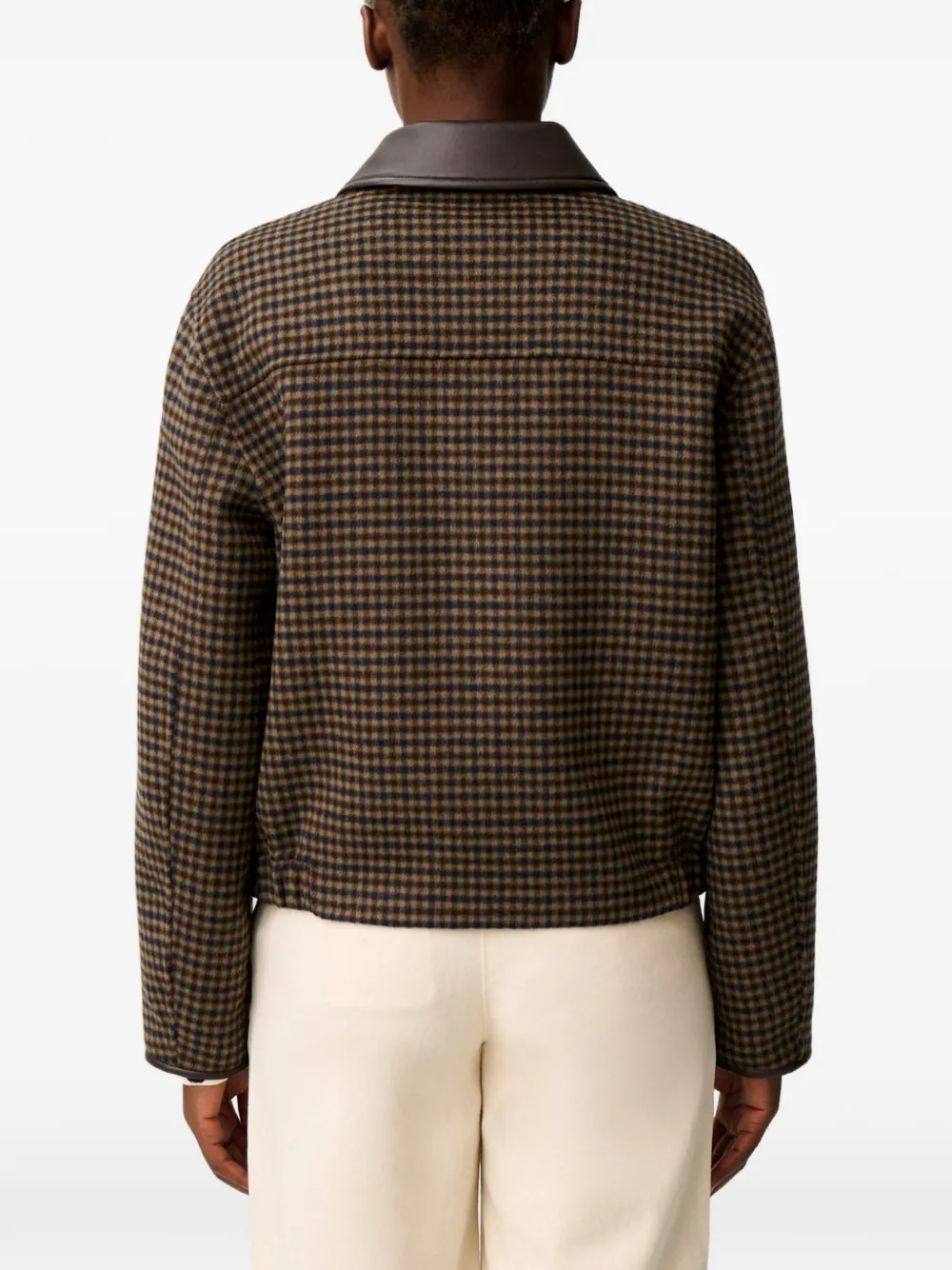 Claudie Pierlot Korte jas van wolblend Bruin
