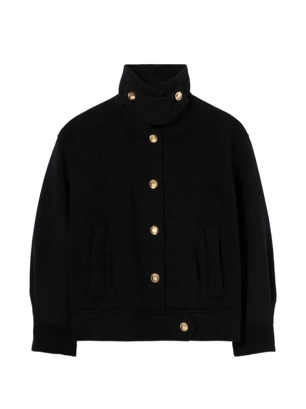 Claudie Pierlot short gold blouson coat