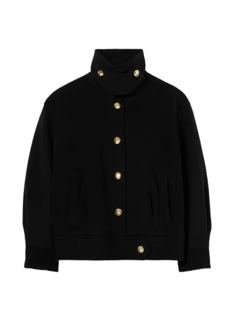 Claudie Pierlot short gold blouson coat