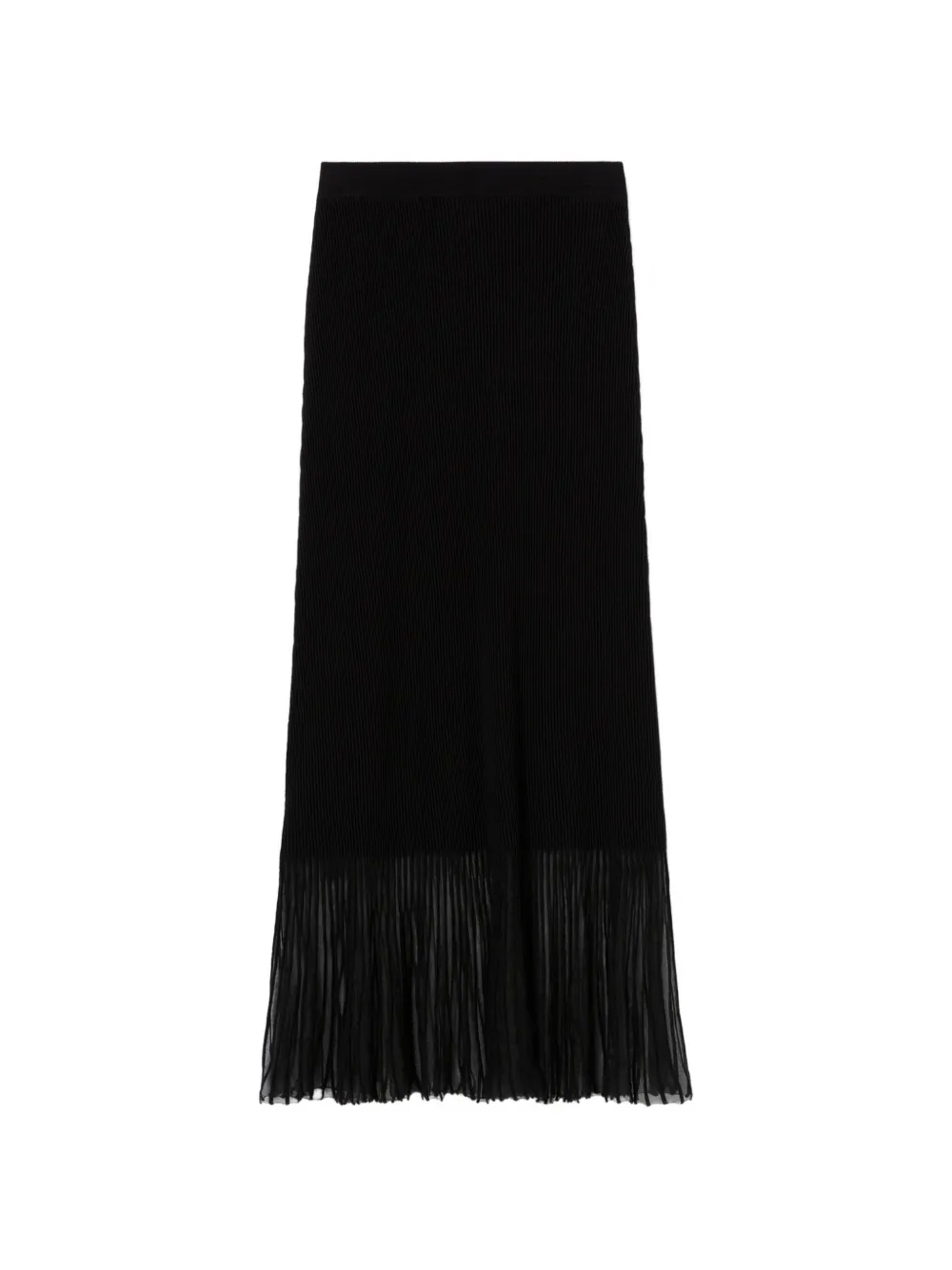 Claudie Pierlot long knitted skirt - Nero