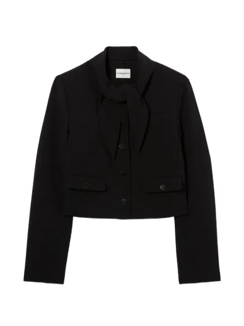 Claudie Pierlot jacket with removable scarf collar