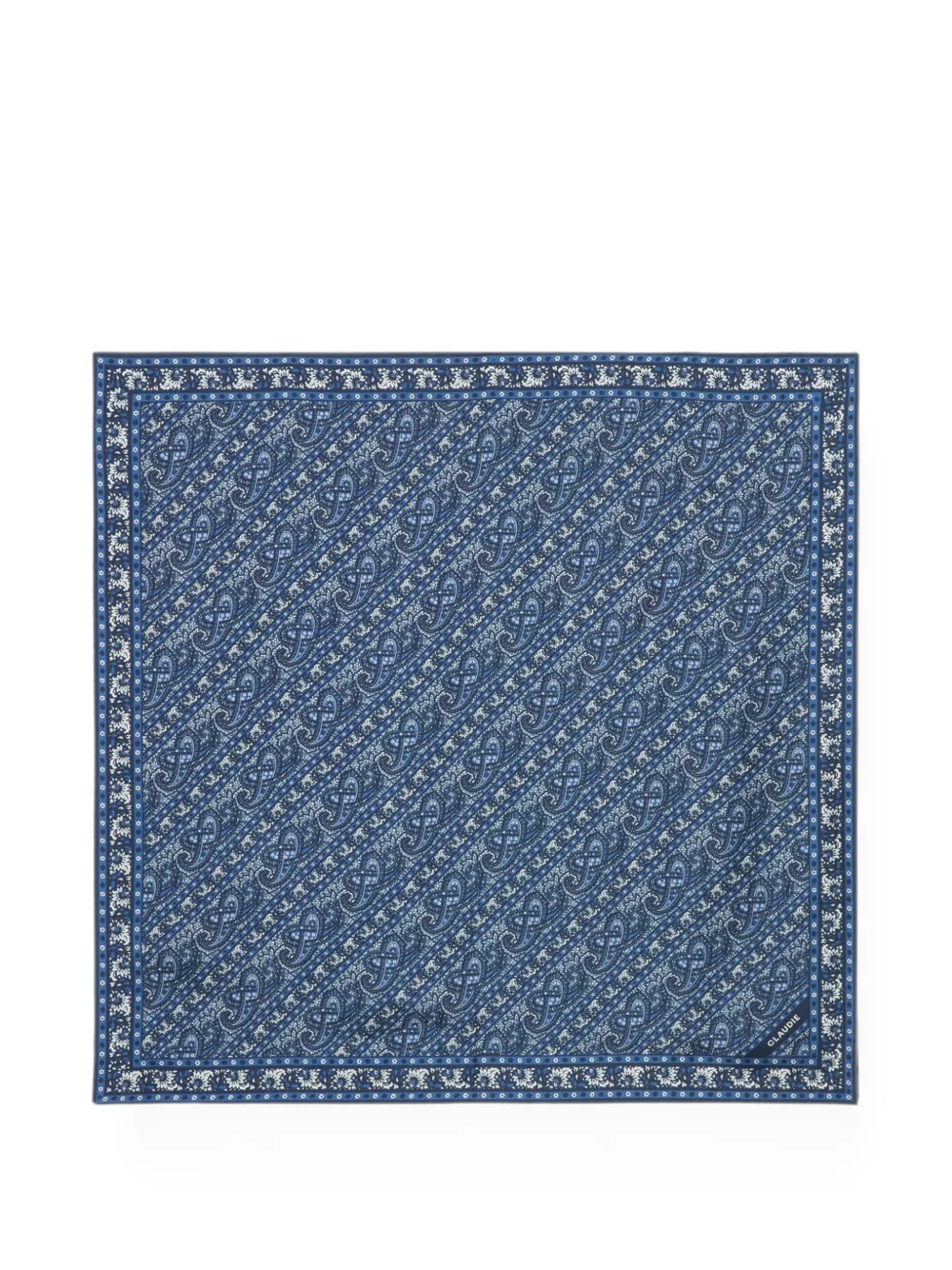 Claudie Pierlot square silk scarf - Blu