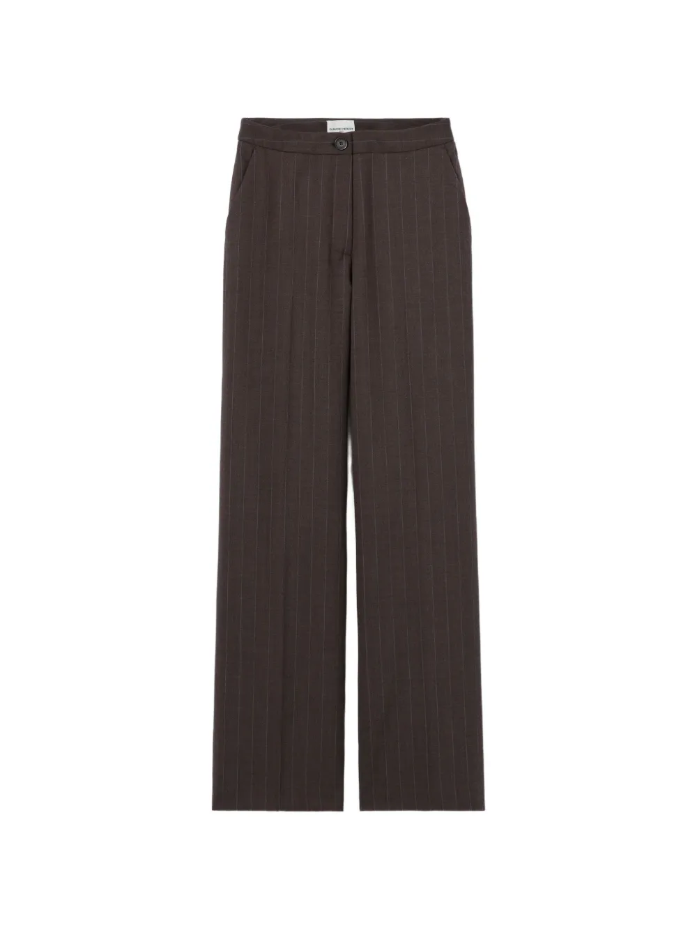 Claudie Pierlot straight striped wool trousers