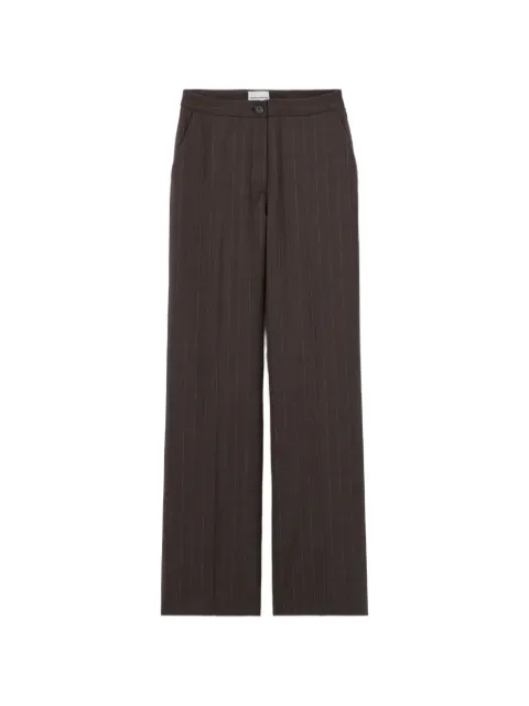 Claudie Pierlot straight striped wool trousers