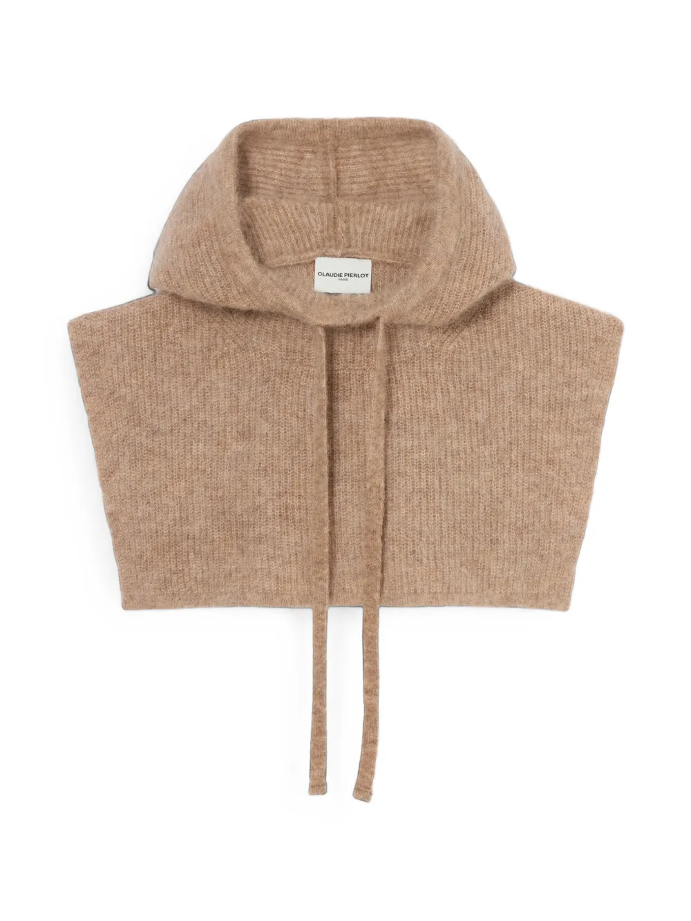 Claudie Pierlot ribbed drawstring beanie hat - Toni neutri