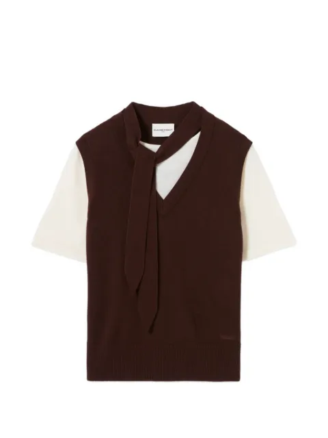 Claudie Pierlot layered wool sweater