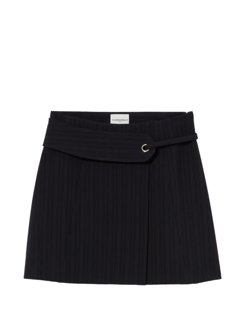Claudie Pierlot Gonna a righe con cintura - Blu