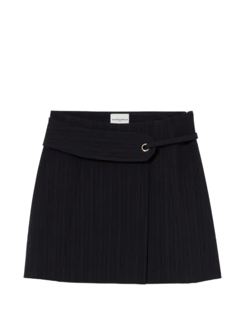 Claudie Pierlot belted striped skirt