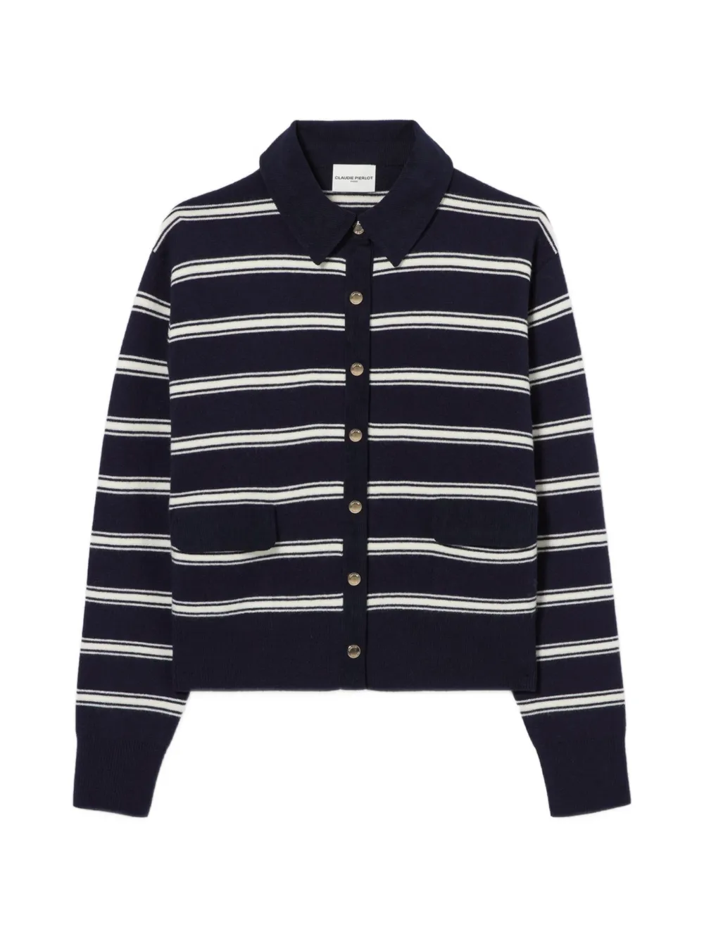 Claudie Pierlot Cardigan a righe - Blu