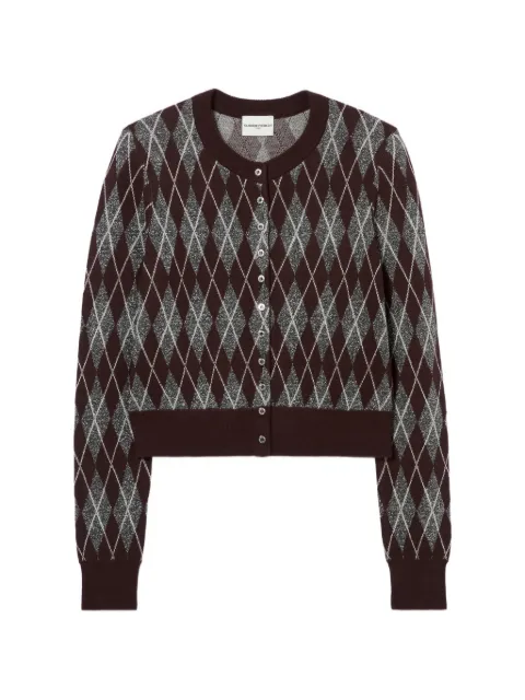 Claudie Pierlot Argyle knitted cardigan