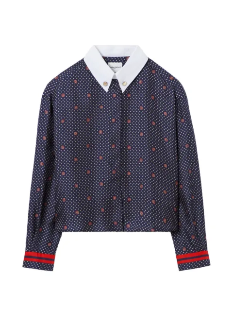 Claudie Pierlot printed silk shirt