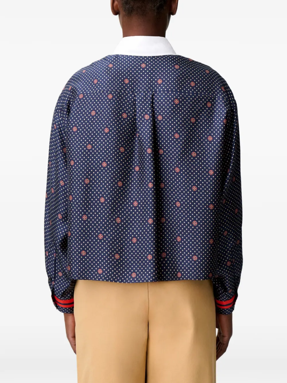 Claudie Pierlot Overhemd met print Blauw