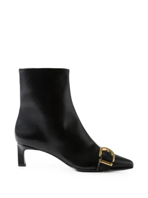 Claudie Pierlot buckle-detail pointed-toe ankle boots