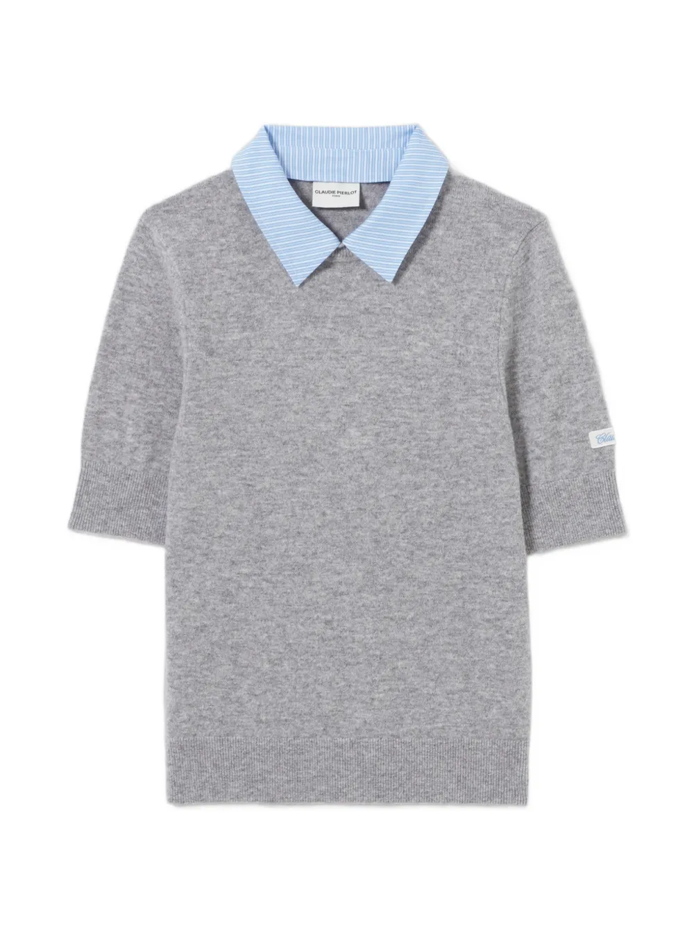 Claudie Pierlot layered wool jumper - Grigio