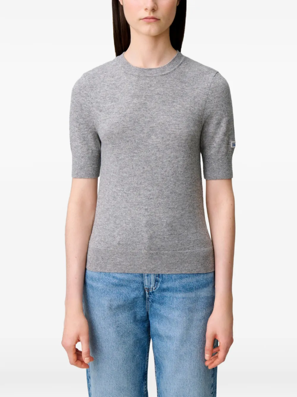 Claudie Pierlot Gelaagde wollen trui Grijs