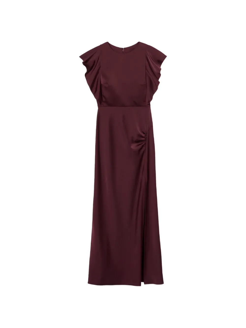 Claudie Pierlot slit satin maxi dress
