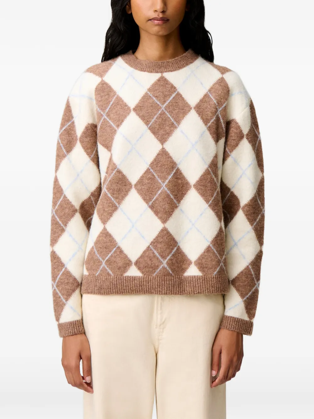 Claudie Pierlot Rechte trui Bruin