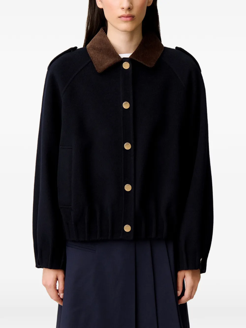 Claudie Pierlot Oversized jack Blauw