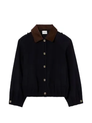 Claudie Pierlot Boxy Corduroy Jacket | Red | FARFETCH