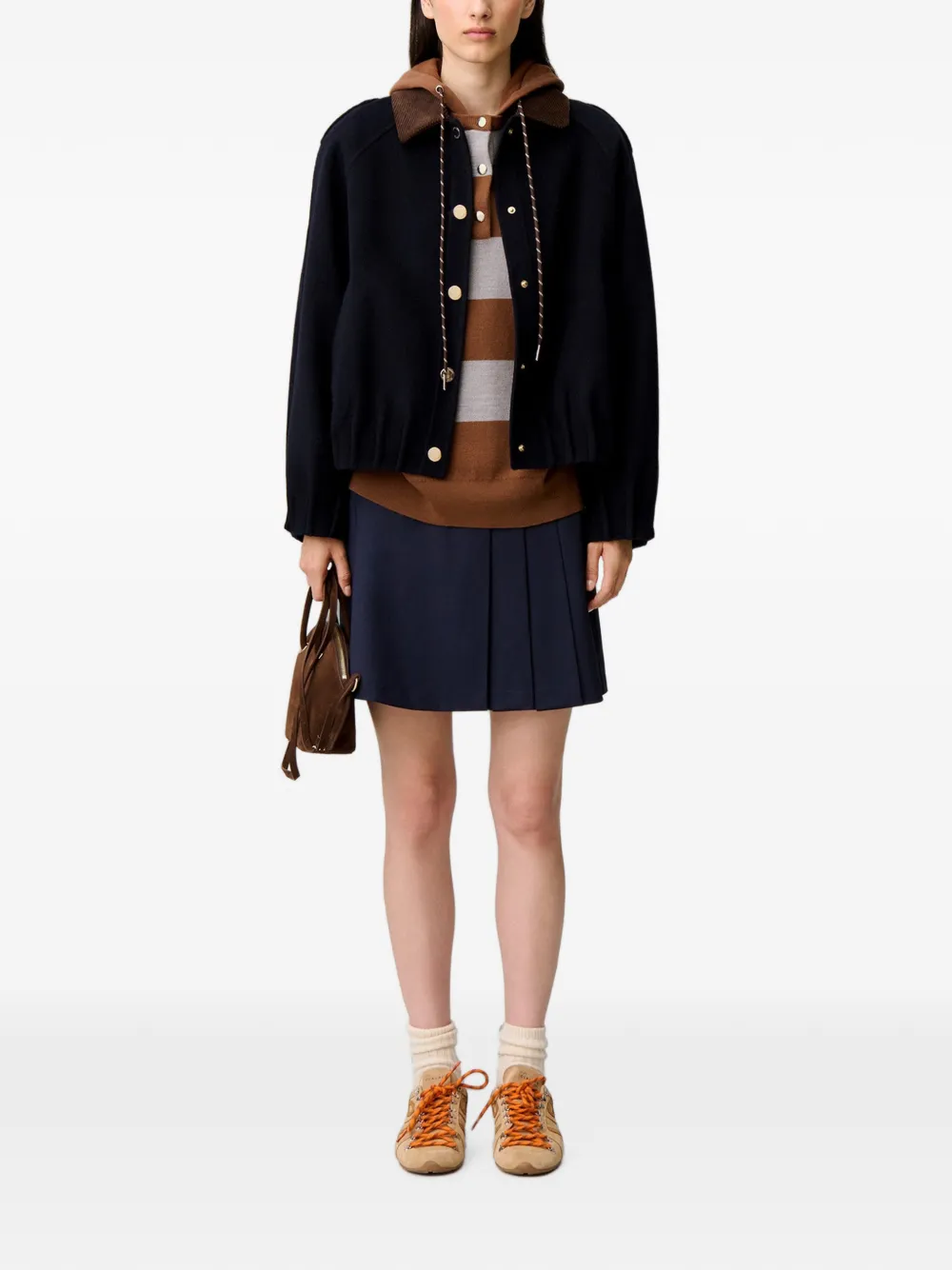 Claudie Pierlot Oversized jack Blauw