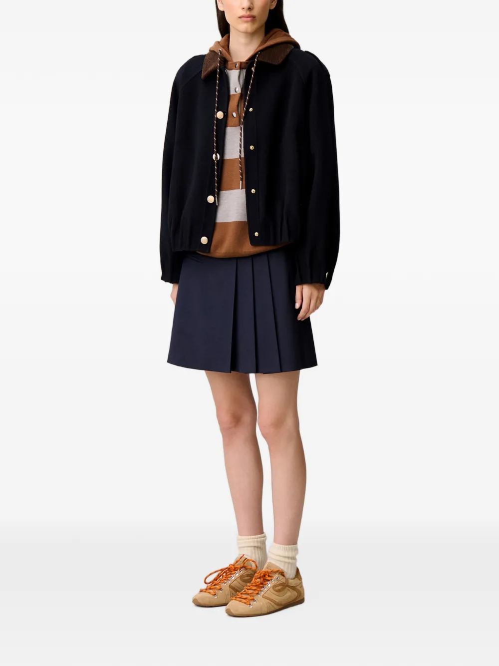 Claudie Pierlot Oversized jack Blauw