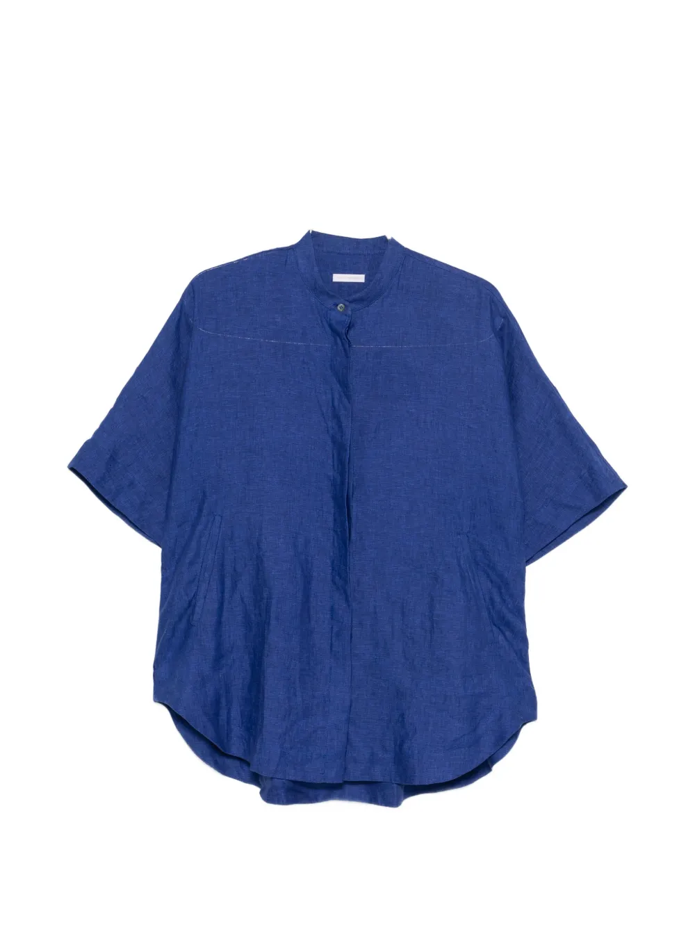 Robert Friedman short-sleeve buttoned blouse - Blu