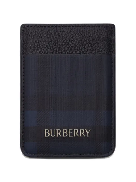 Burberry City Check magnetic card case