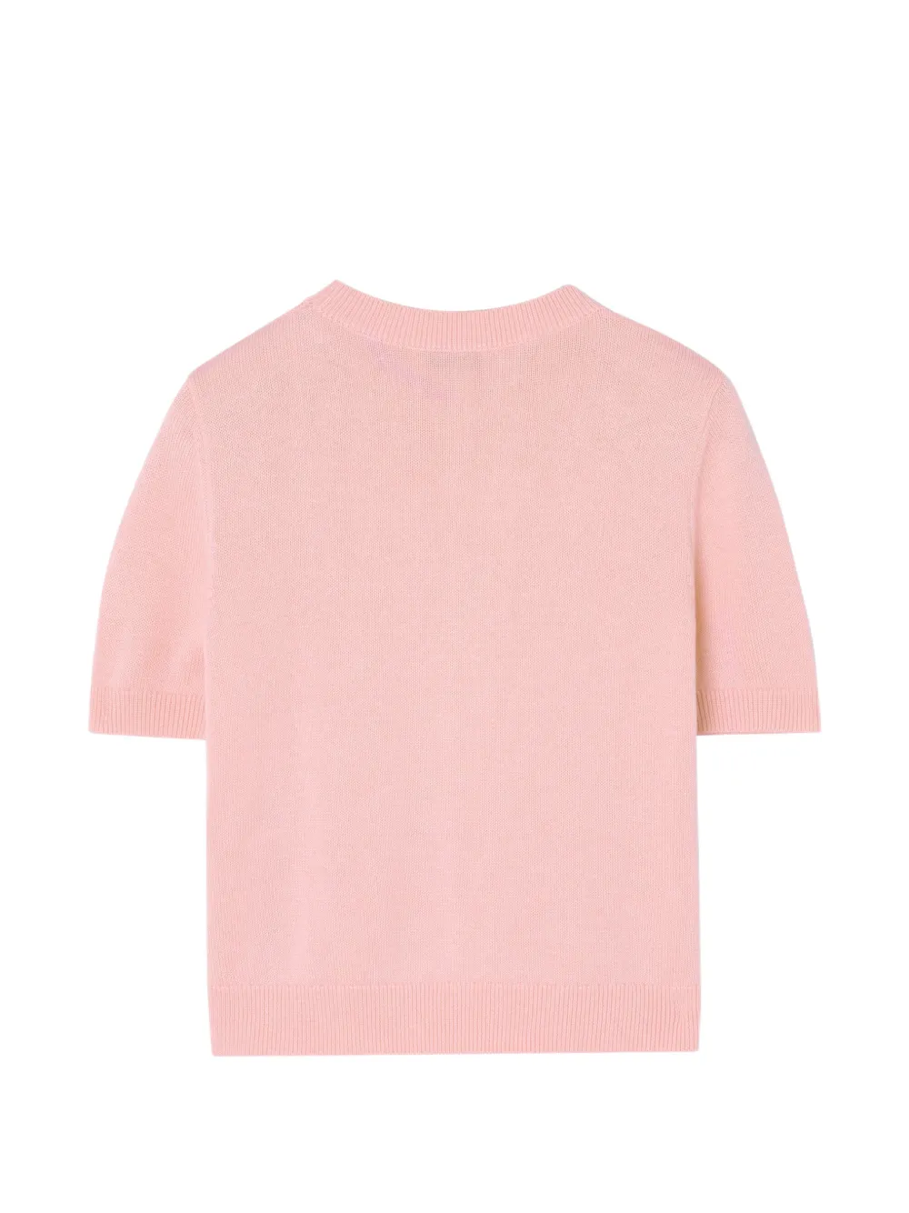 Burberry Kids Knight katoen-wollen top Roze