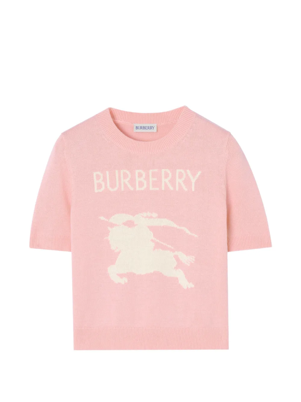 Burberry Kids Knight cotton-wool top - Rosa