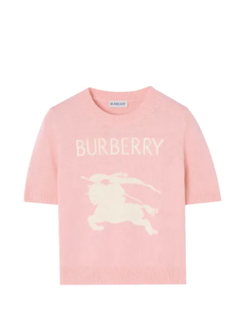 Burberry Kids Knight cotton-wool top