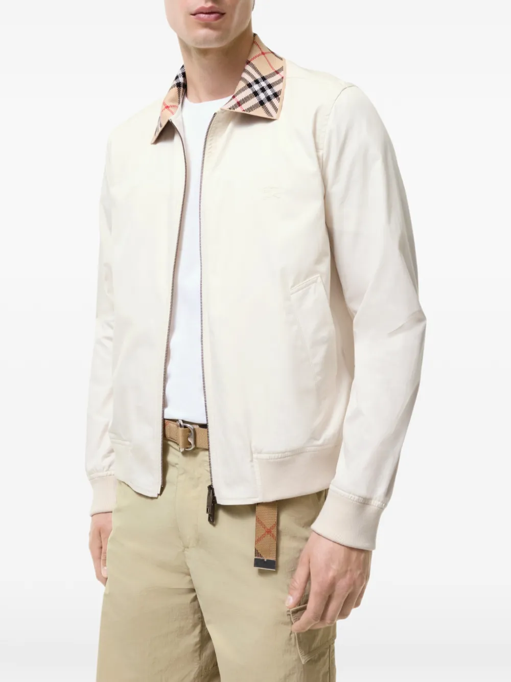 Burberry Gabardine Glenfields Harrington jack Beige