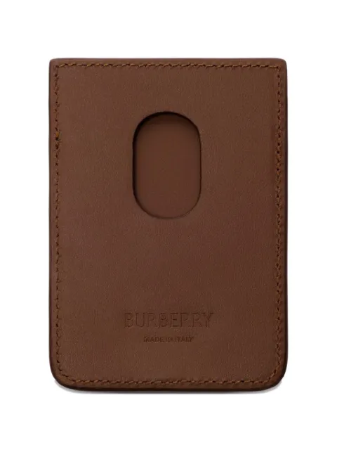Burberry Check magnetic card case