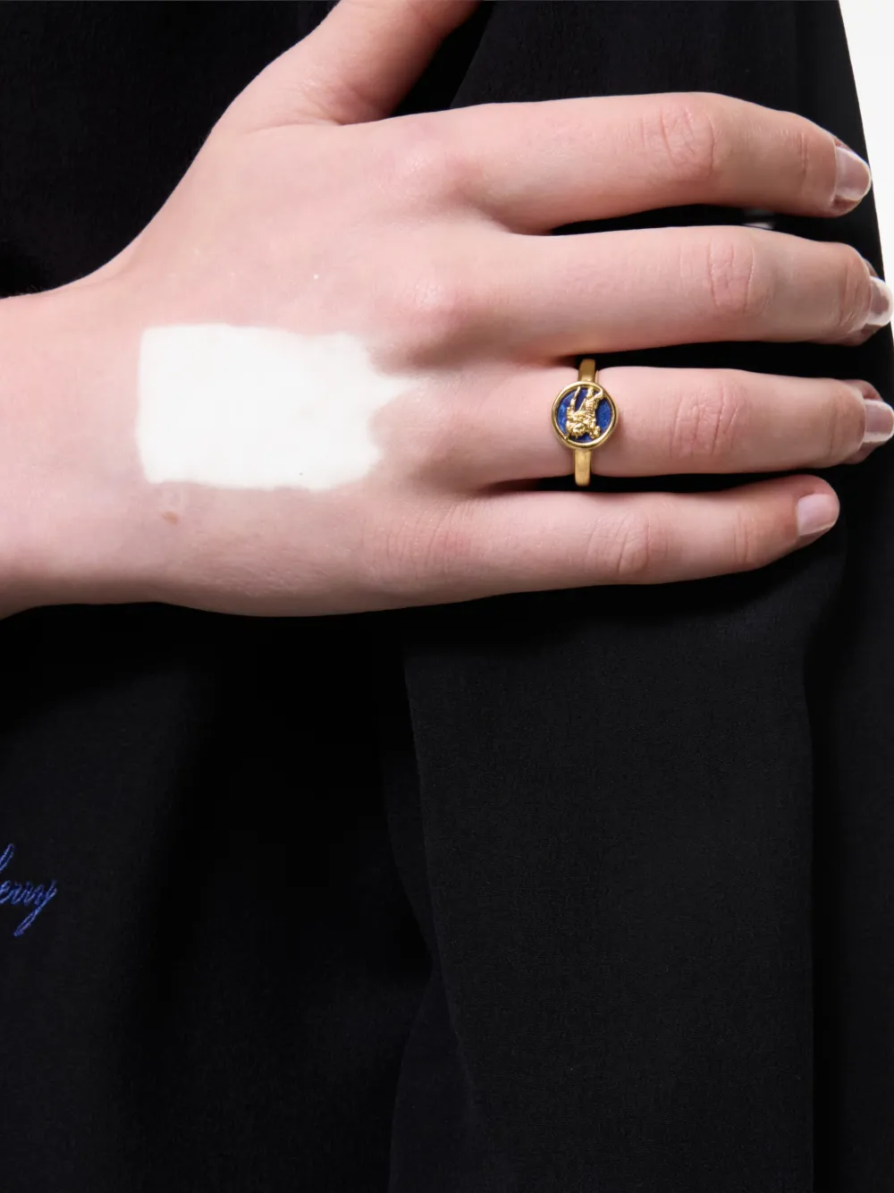 Burberry Knight coin ring - Oro